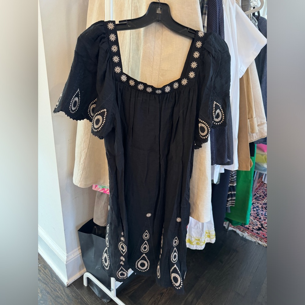 BCBG embroidered dress